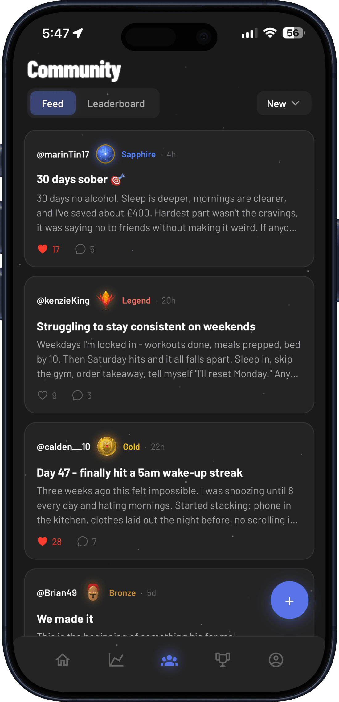 Ascend community feed